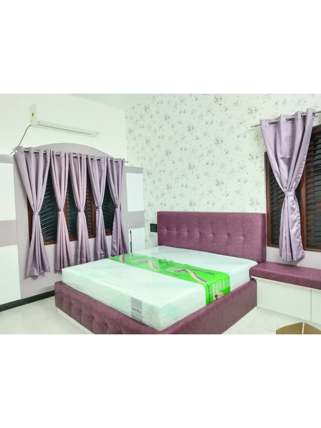 Warmly styled living room